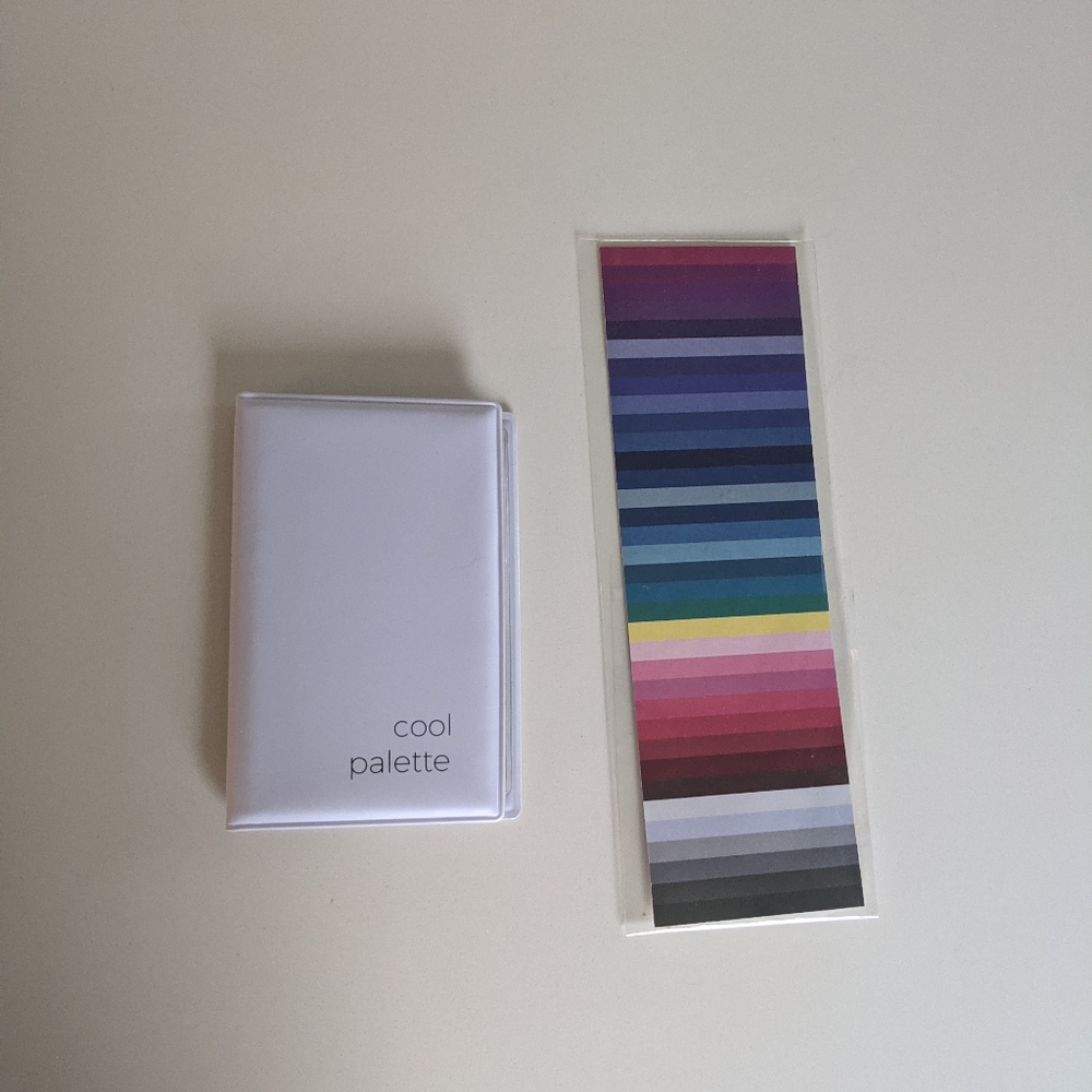 International Color Institute Cool Palette Swatch Book and Color Sheet